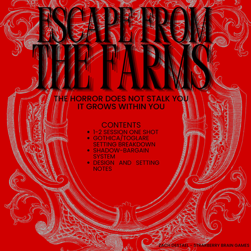 Escape From The Farms title card